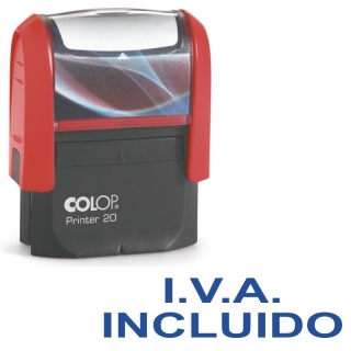 Sello cuo automatico IVA INCLUIDO  Colop P20IVA