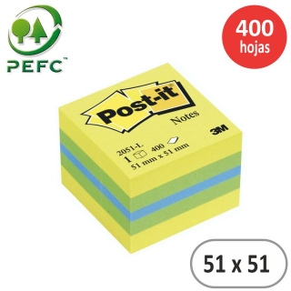 Bloc notas adhesivas Post-it Mini