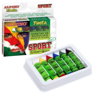 Maquillaje Alpino Fiesta Sport, C/6 barras  DL000011