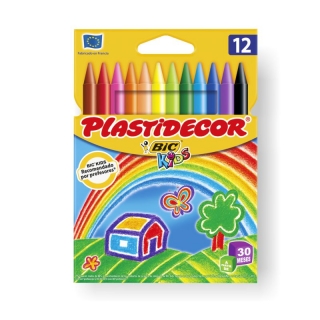 Plastidecor 12 colores surtidos - Bic  8757702