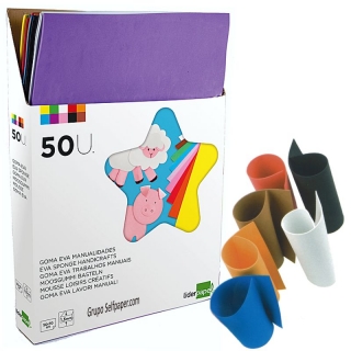 Expositor hojas de goma eva 50x70  Liderpapel GE59