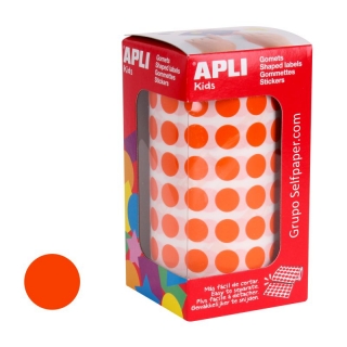 Gomets Apli 11477, rollo circulos