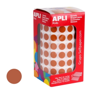 Gomets Apli 11481, rollo circulos