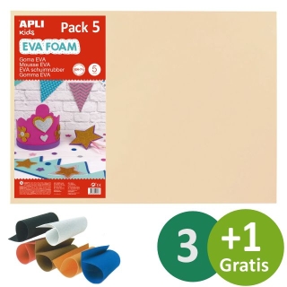 Pack 5 Goma Eva Apli 60x40  13348
