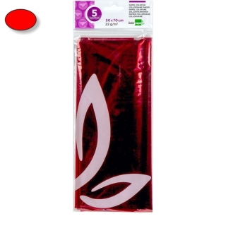 Papel celofn Rojo, Liderpapel CL14, 