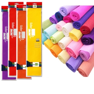 Papel Crespon pinocho crepado rollo 0.50x2.50  Liderpapel CP01