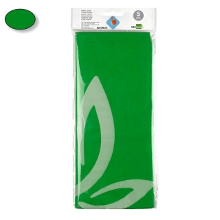 Papel de seda verde hierba 