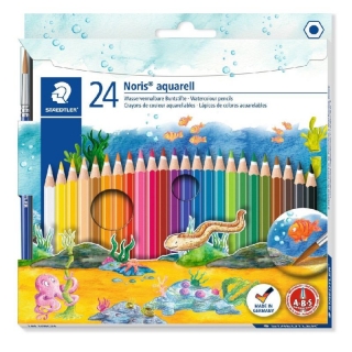 Pinturas acuarelables, 24 colores Staedtler