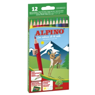 Lapices colores Alpino 12 pinturas