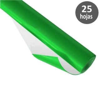 Rollo papel charol 25 hojas