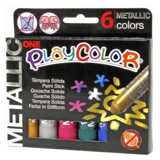 C/ 6 barritas tmperas solidas colores  Instant 10321