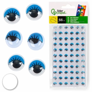 Ojitos, ojos adhesivos muecos manualidades