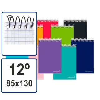 Libreta bolsillo, block de notas vertical  Liderpapel BQ02