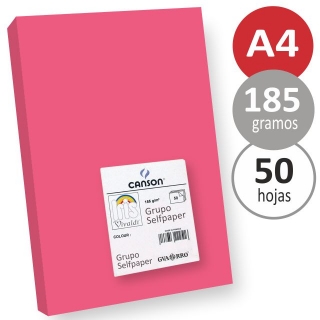 Cartulinas Din A4 Folio color Fucsia,  Canson C200040160