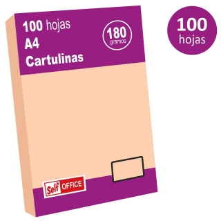 Pack 100 cartulinas Din A4