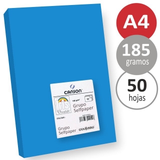 Cartulinas Din A4 Folio azul  Canson C200040167