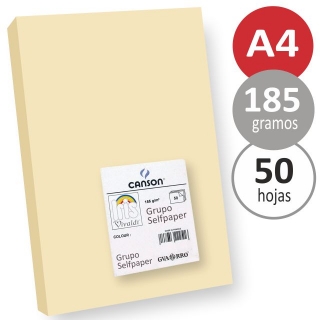 Cartulinas Din A4 Folio color Crema  Canson C200040153