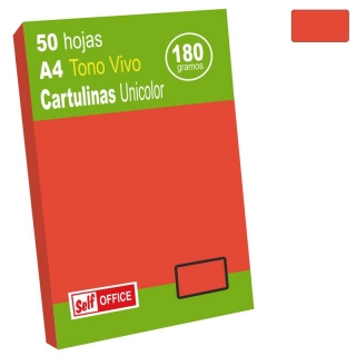 Cartulinas Din A4, folio color  Self-office 30098