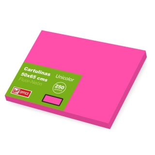 Cartulinas Grandes Fluorescentes Fucsia Rosa Magenta  Liderpapel 15410