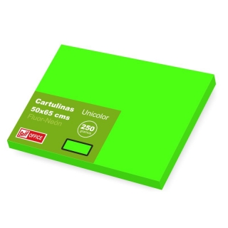 Cartulinas Grandes Fluorescentes Verde SOPL0008042  Liderpapel 15407