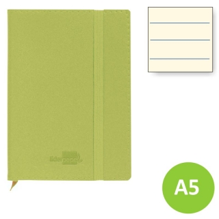 Cuaderno, libreta diario, rayas horizontal