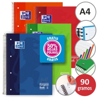 Blocks cuadernos Oxford 120 hojas