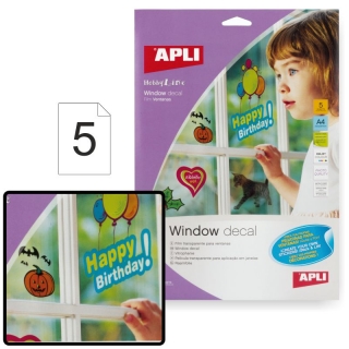 Plstico adhesivo cristales y ventanas Apli
