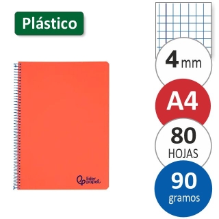 Cuaderno Espiral Liderpapel A4 Wonder Tapa  TH65