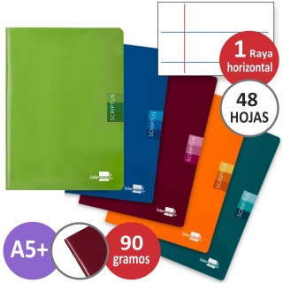 Libreta grapas Scriptus A5, 90 grs  Liderpapel LB22