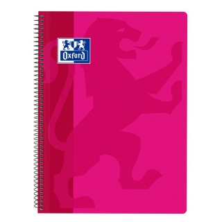 Libreta Oxford tapas plstico Fucsia 