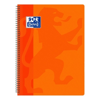 Libreta Oxford tapas plstico Naranja 