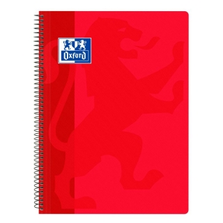 Libreta Oxford tapas plstico Rojo 400079660