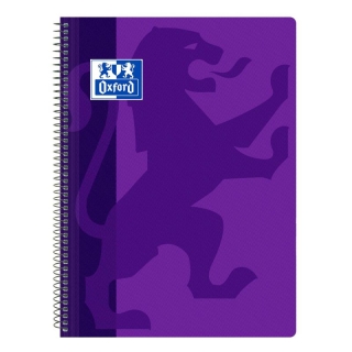 Libreta Oxford tapas plstico violeta purpura