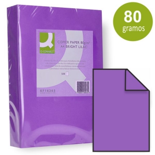 Papel color Lila violeta intenso  Q-connect KF16263