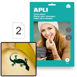 Apli 11295, Papel imprimir tatuajes