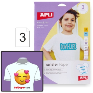 Papel transfer para tela, para camisetas