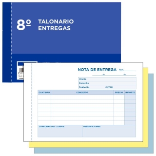 Talonario T-54, T328, Notas