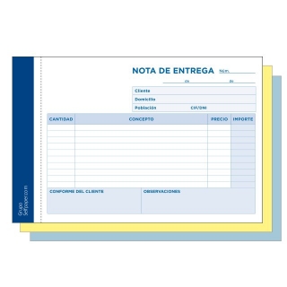 Talonario Lider Notas de entregas,  Liderpapel T329