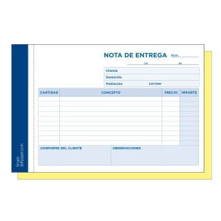 Talonario Liderpapel entregas T-229,