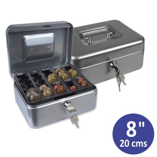 Caja para dinero acero mediana  Q-connect KF03320