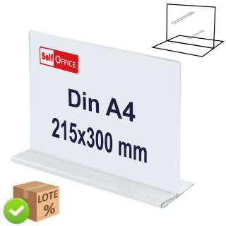 Placa de metacrilato para pared, Din A4, con adhesivo