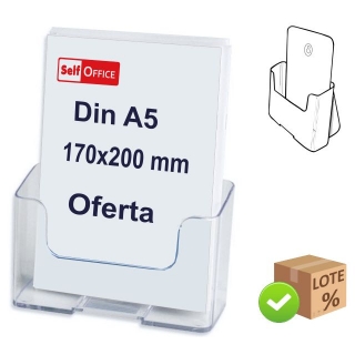 Display portafolletos Din A5 medio  Self-office 74901