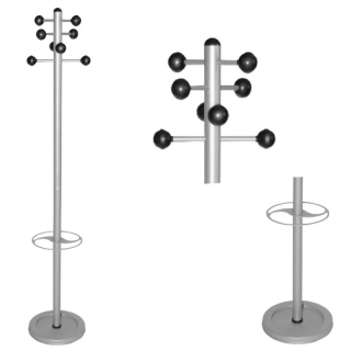 Perchero con paragero, de pie, para  Liderpapel 626