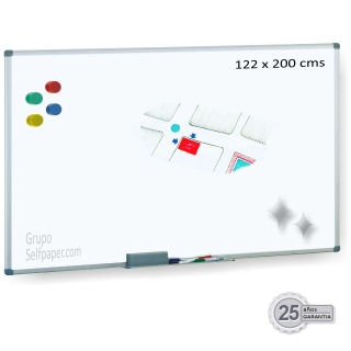 Pizarra blanca vitrificada magnética 1222x2000 mm  Faibo 1011-5T