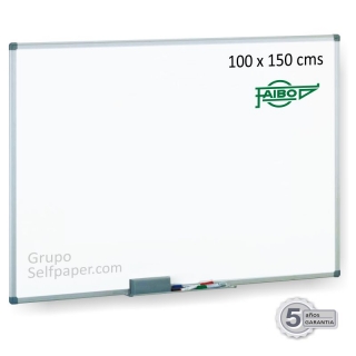 Pizarra blanca melamina extra 100x150  Faibo 11M-4T