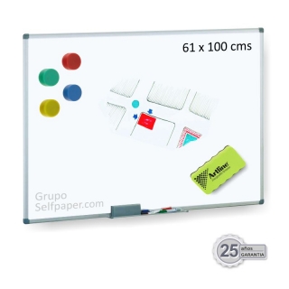 Pizarra de acero vitrificado magnética 61x100  Faibo 1011-2T