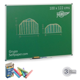 Pizarra verde semi-brillo Faibo 100x122 cms  11VS-3T