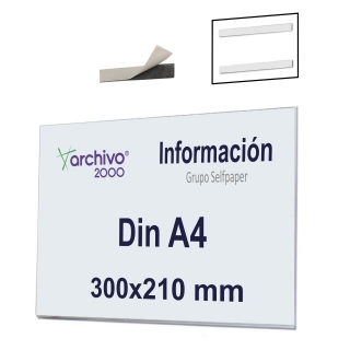 Placa de pared, de metacrilato,