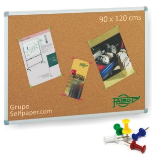 Tablero corcho enmarcado 90 X 120  Faibo 820-11T