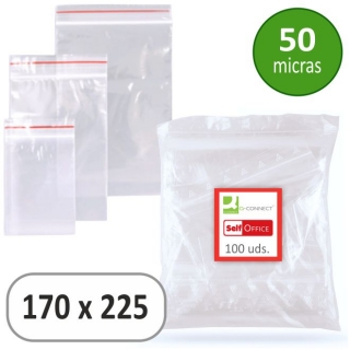 Bolsas autocierre minigrip 175x250 mm  Q-connect KF11360